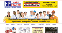 Desktop Screenshot of hardfranca.com.br